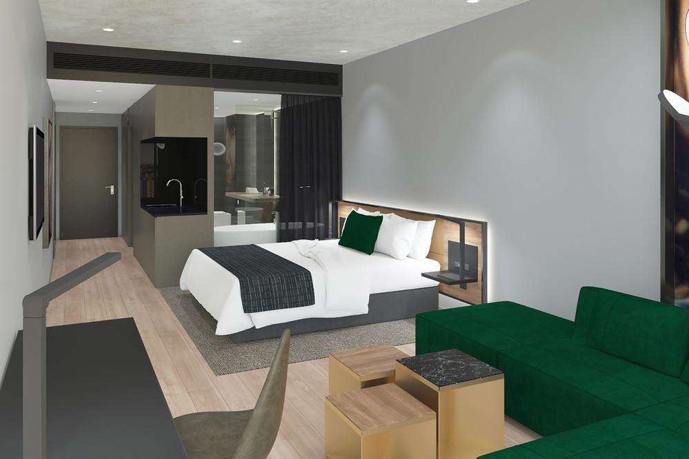 Crystalbrook Vincent Hotell Brisbane Rom bilde A typical room at the hotel