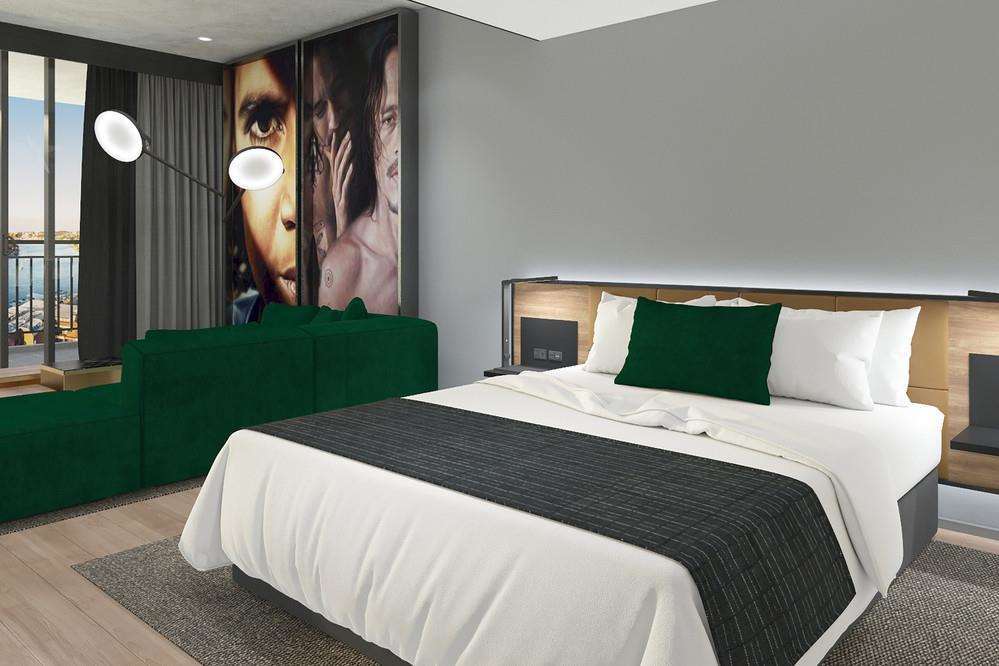 Crystalbrook Vincent Hotell Brisbane Rom bilde A bedroom at the hotel